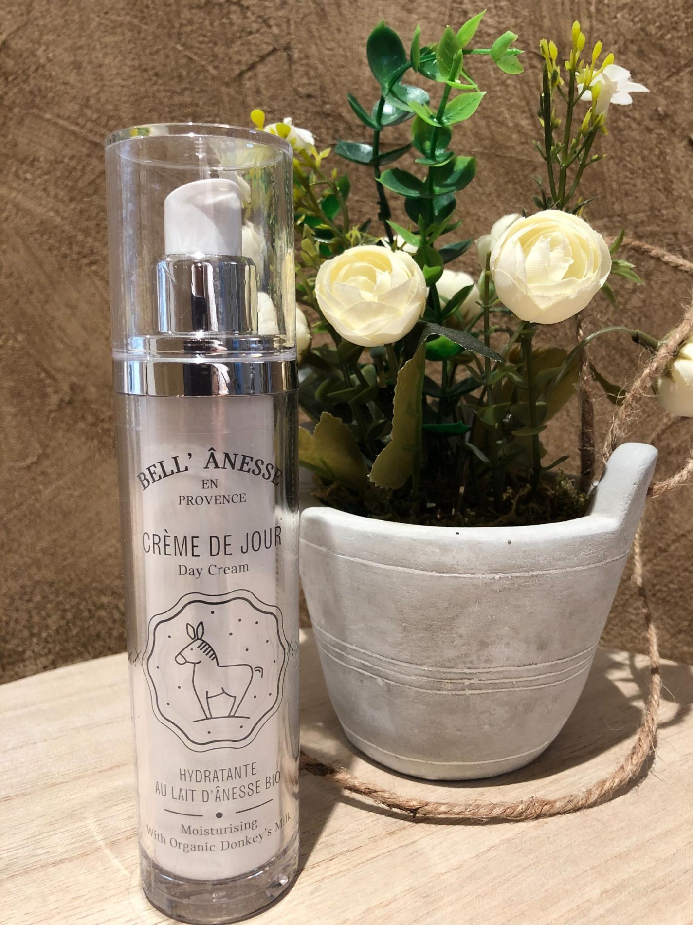 Crème de jour hydratante au lait d'ânesse peau normale